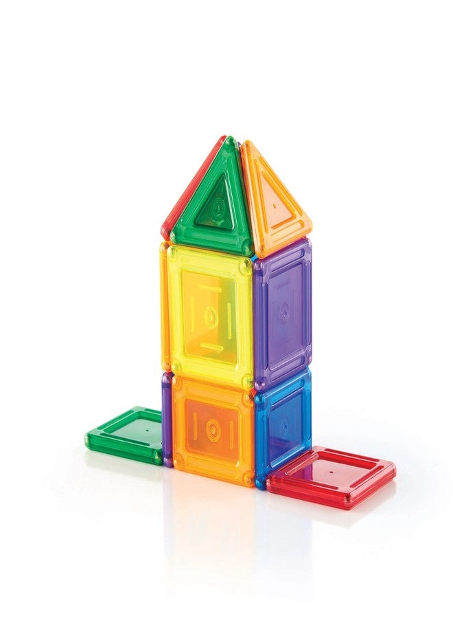 Guidecraft PowerClix Solids Magnetic Building Blocks Set, 24 Piece Magnetic Tiles, Stem Educational Construction Toy - Image 4